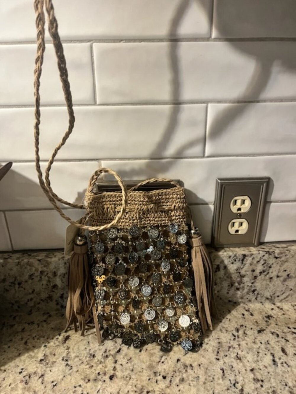 Free People Crochet Purse
